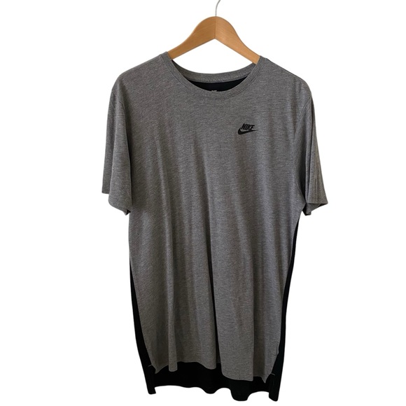 Nike 2 PC Sportswear Droptail Mesh Back Short Sleeve T-Shirt Black & Gra Men’s M - Picture 2 of 6